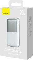 Actual product image Baseus Bipow Pro Power Bank 10,000mAh 20W + USB 3A 0.3m Cable White (PPBD040102) (10000 mAh, 20 W, 37 Wh)