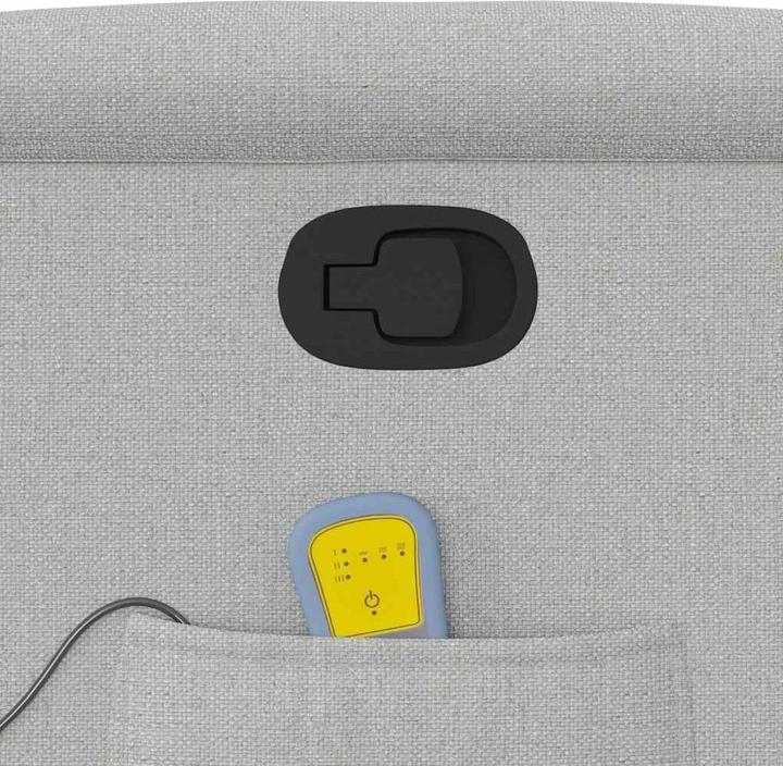 Produktbild vidaXL Massagesessel Wolkengrau Stoff Massage TV-Sessel