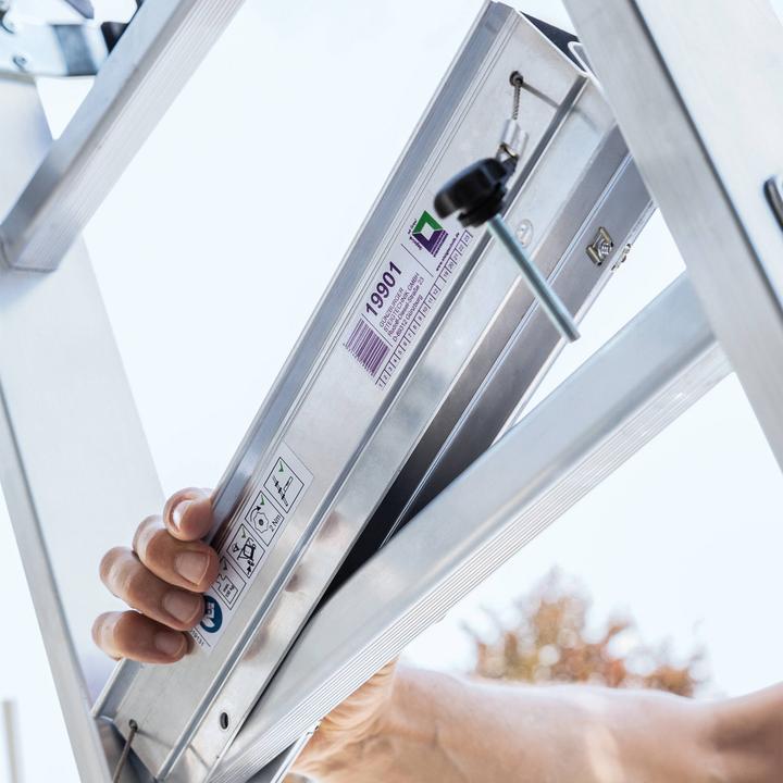 Actual product image Munk MaxxStep stair module, for rung ladders, width 581 mm. (Scaffolding, 58.10 cm)