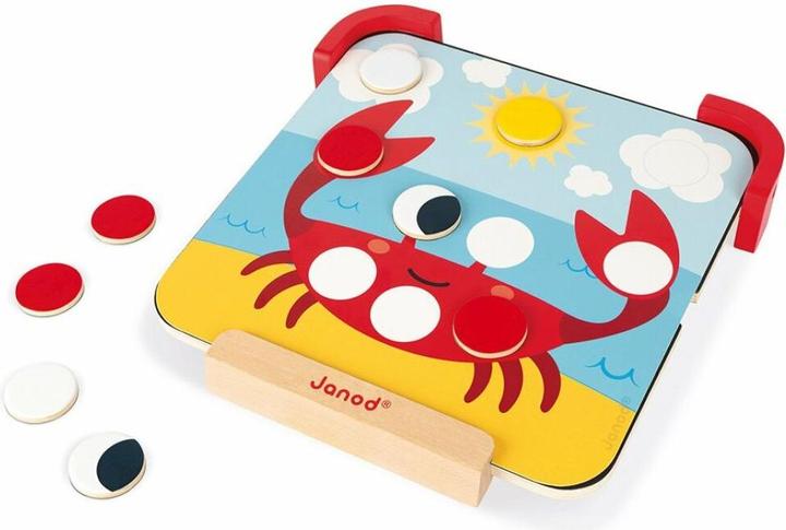 Produktbild Janod Magnetspiel Farben und Formen (Deutsch, Englisch, Französisch, Italienisch, 2 - 5 Jahre)