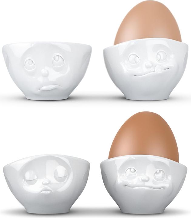 58 Products 4er-Set Eierbecher Küssend & Verträumt & lecker & Och Bitte (4x)