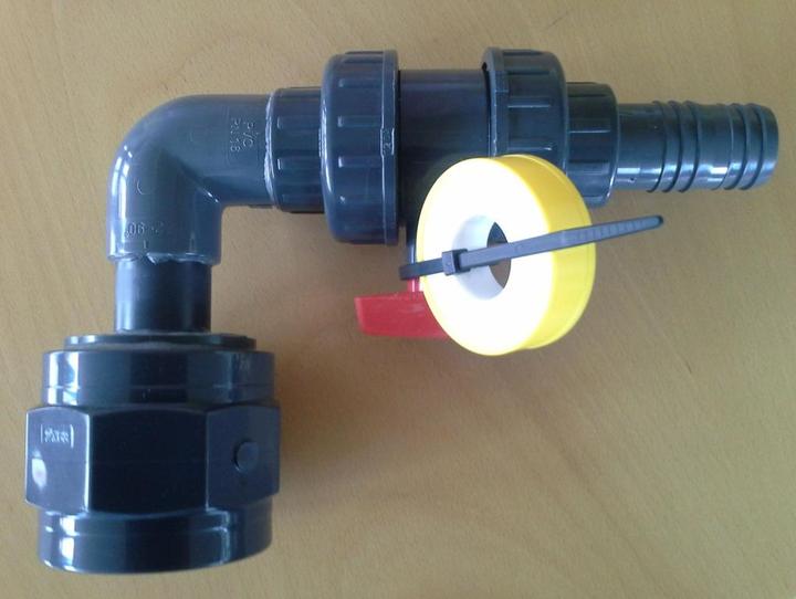 Actual product image Koi-Breeder PVC-U threaded socket