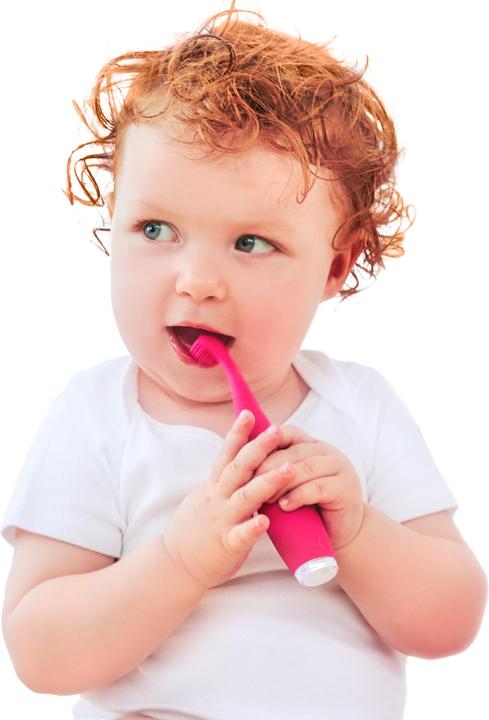 Produktbild Foreo Schallzahnbürste ISSA Baby Strawberry Rose Lion (Schallzahnbürste)