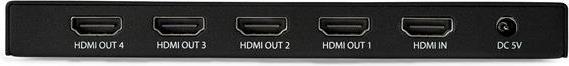 Productafbeelding StarTech HDMI Splitter - 4 Poort - 4K 60Hz - HDMI Splitter 1 In 4 Uit - 4 Weg HDMI Splitter - HDMI Poort...