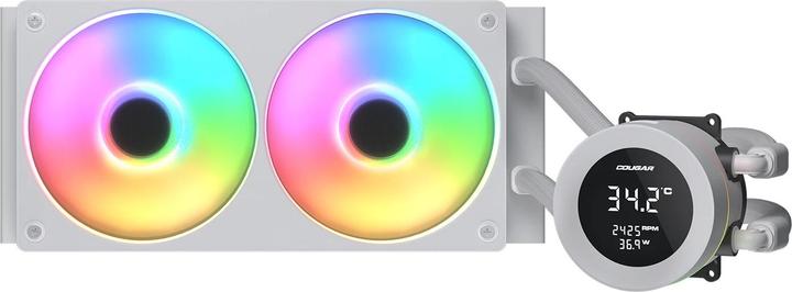 Cougar CPU Wasserkühlung Poseidon Vistek 240, ARGB, Weiss