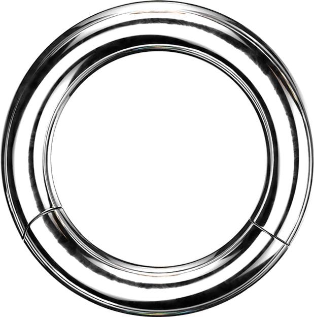 Immagine prodotto Star Piercing Anello a segmenti con cerniera in argento (senza ottone, Acciaio chirurgico 316L)