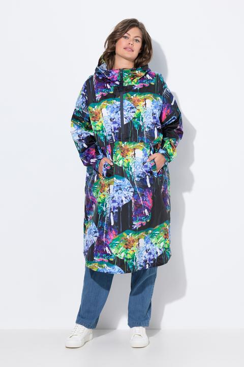 Produktbild Laurasøn Funktions-Regencape, Unisex, Print, Kapuze (One Size)