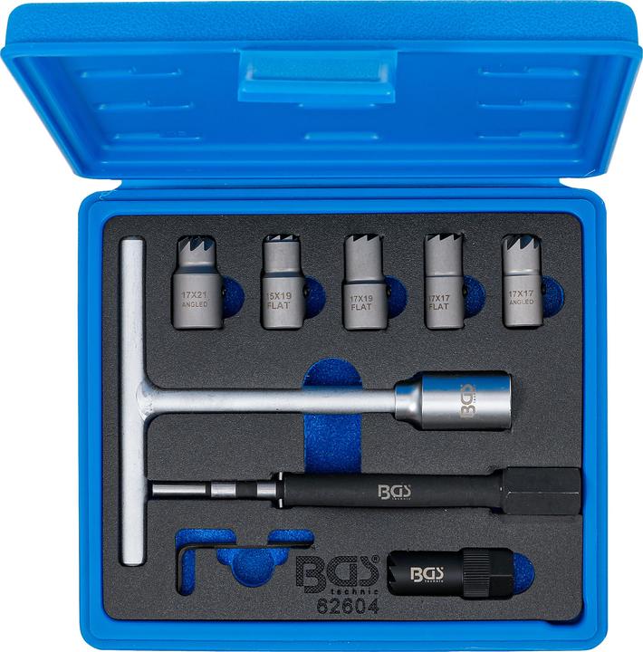 Actual product image BGS Injector Sealing Surfaces Cutter Set 9 pcs.