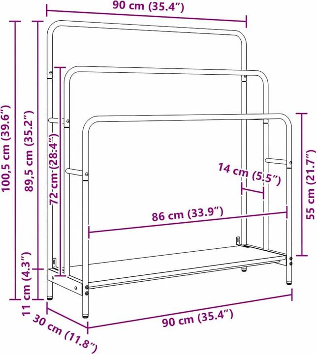 Image du produit vidaXL Kleiderständer