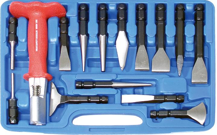 Actual product image BGS Chisel and Punch Set 15 pcs.
