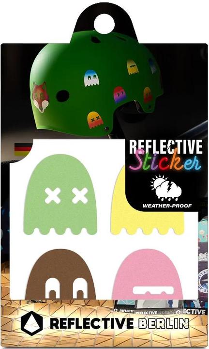 Image du produit Reflective Berlin Decals Autocollant réfléchissant Ghostice Crème Taille unique