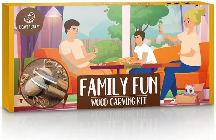 Actual product image Beaver Craft Family Fun Schnitz- Set