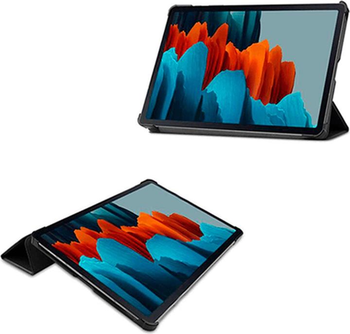 Produktbild Just in Case Smart Tri-Fold HÃ¼lle Schwarz Samsung Galaxy Tab S7/S8 (S8, Galaxy Tab S7)