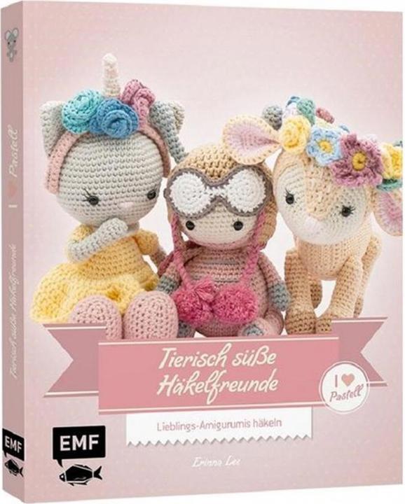 Produktbild Tierisch süsse Häkelfreunde – I love Pastell (Deutsch, Erinna Lee, 2020)