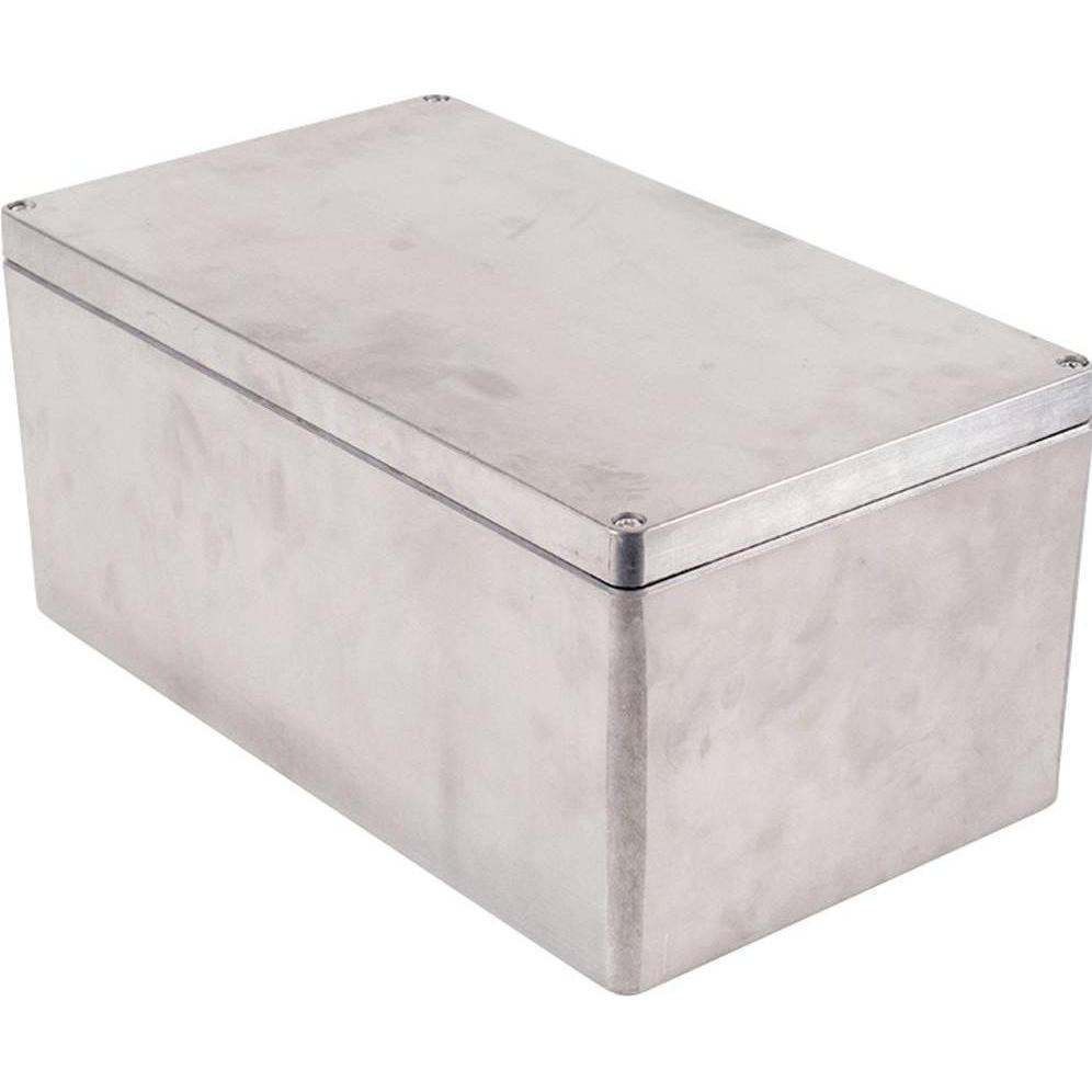 Hammond 1590Z250 Hand-Gehäuse 400 x 230 180 Zinkdruckguss Natur 1 St. (Gehäuse), Elektronikzubehör +