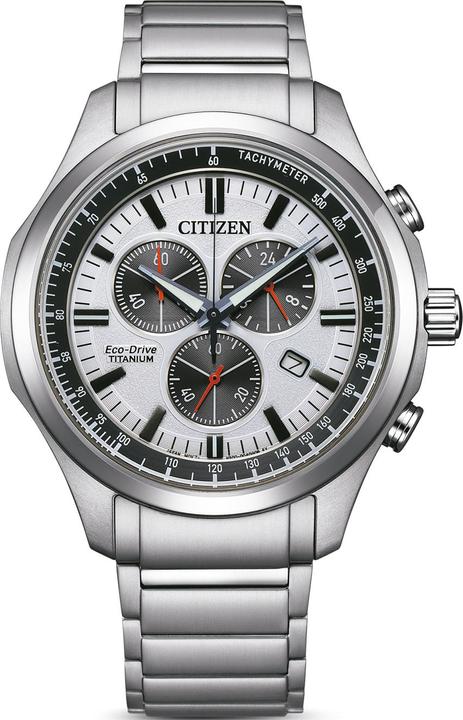 Produktbild Citizen AT2530-85A Eco-Drive Titanium Chronograph Herren 43mm 10ATM (Analoguhr, 43 mm)
