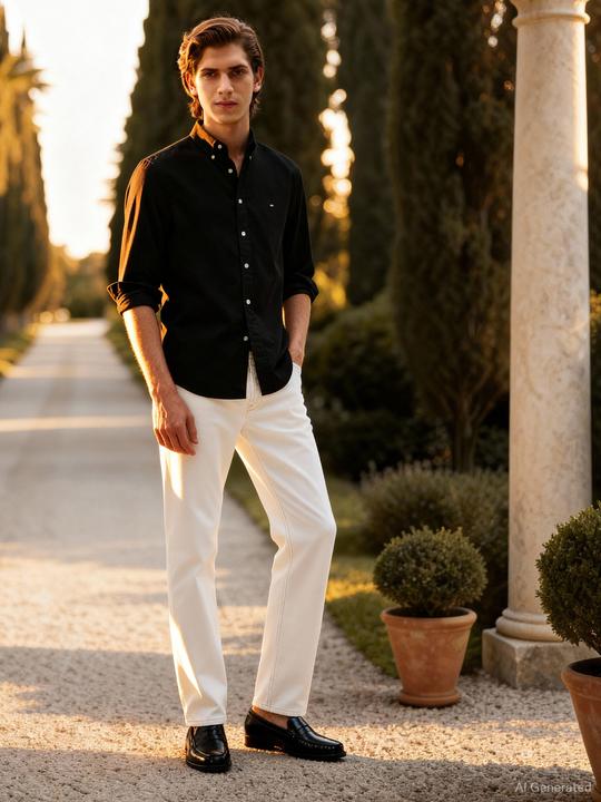 Immagine prodotto Tommy Hilfiger Core Flex Poplin Solid Rf Shirt (S)