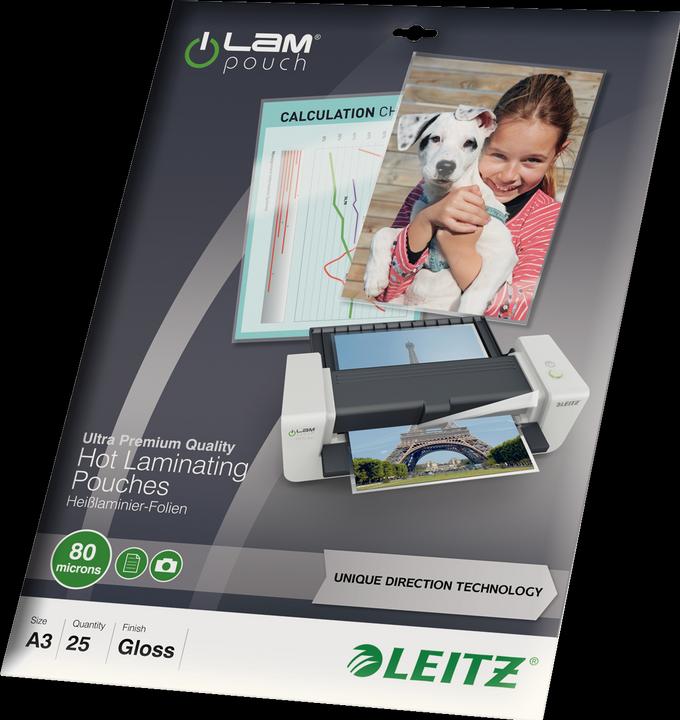 Produktbild Leitz Laminierfolie (A3, 25 Stück, 80 µm)