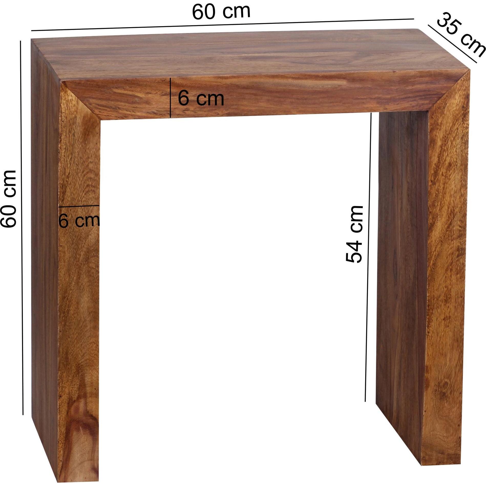 Thumbnail - Wohnling, Couchtisch + Beistelltisch, Mumbai (60 x 35 x 60 cm)