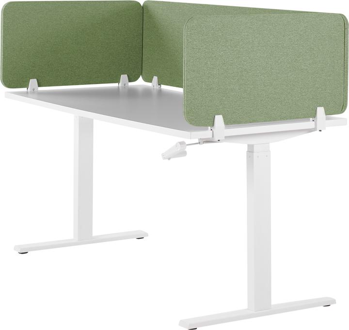 Produktbild Beliani Schreibtischtrennwand hellgrün 72 x 40 cm WALLY (72 x 40 cm)