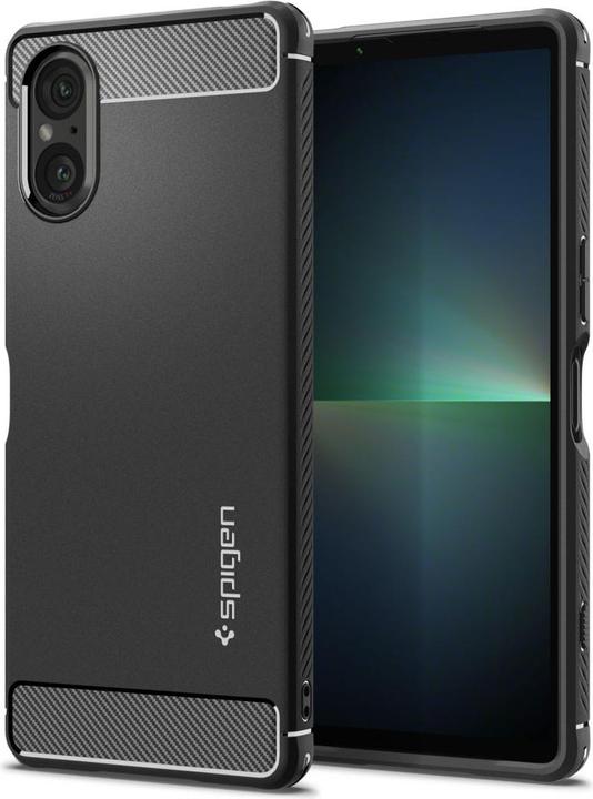Spigen Rugged Armor Sony Xperia 5 V Noir mat (Sony Xperia 5 V)