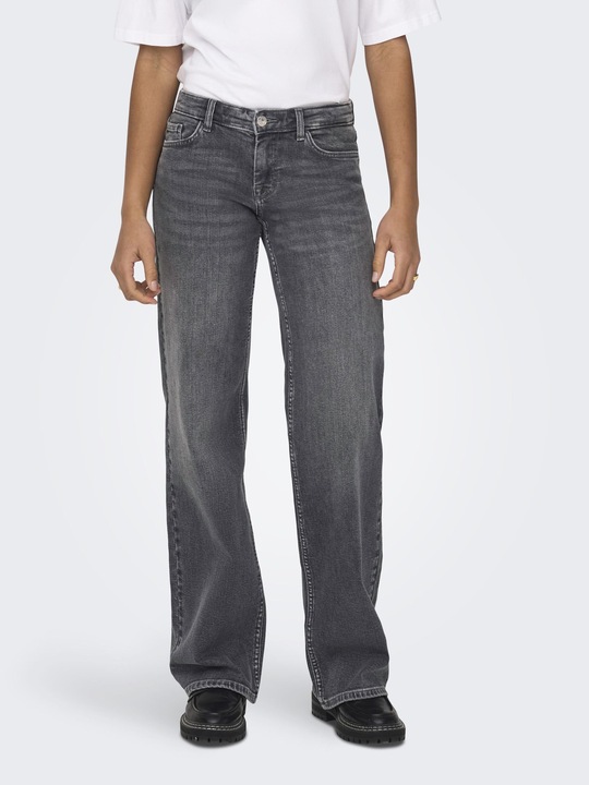 Actual product image Only ONLJUDY Niedrige Taille Gerade geschnitten Jeans Jeans mit weitem Bein (W30/L32)