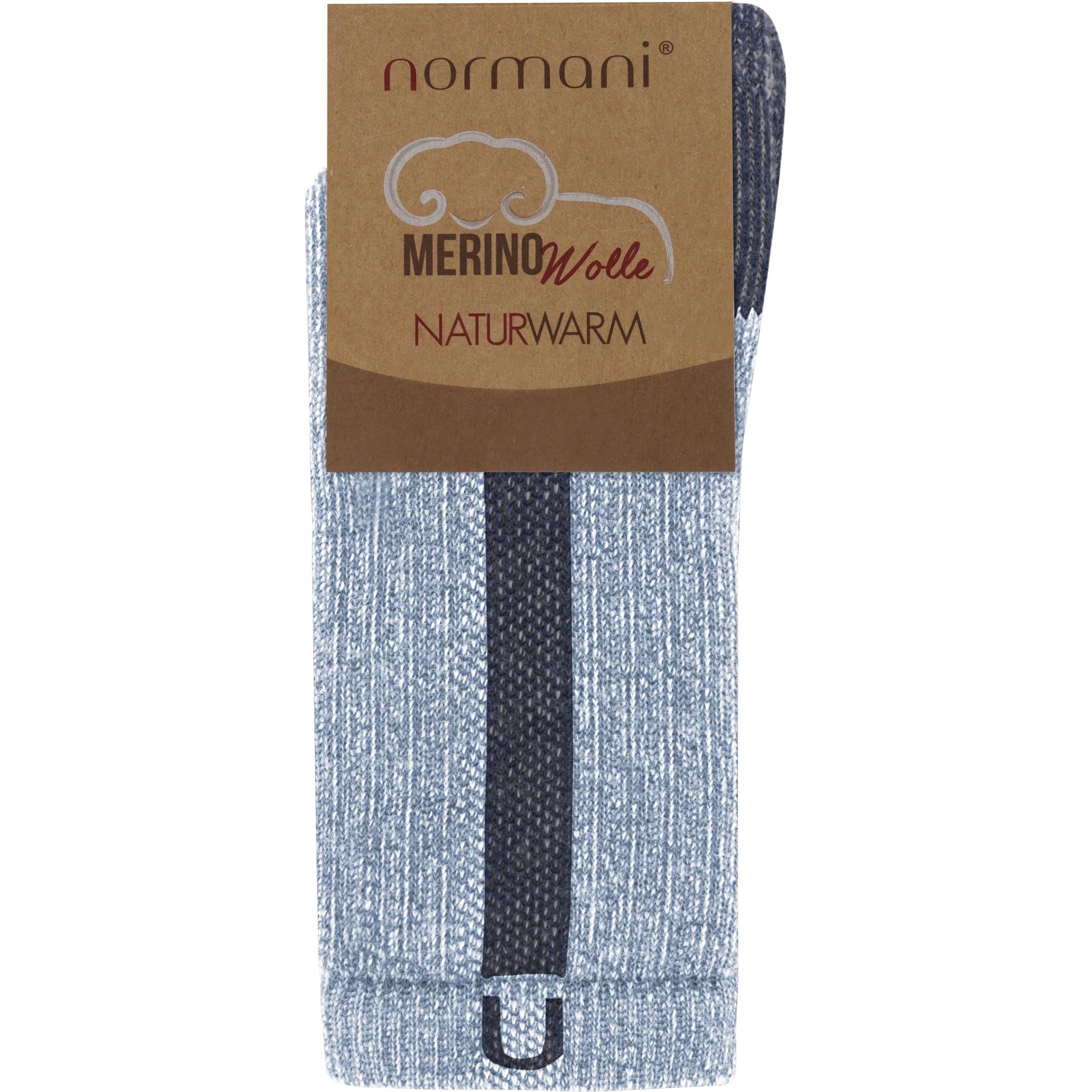 Thumbnail - Normani, Herren, Socken, 2 Paar Merino Wander- und Arbeitssocken Nowra, Blau, (2er Pack, 43 - 46)