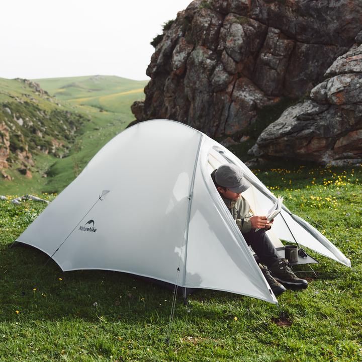 Productafbeelding Naturehike Cloud Up tent 2 ul 15d cnk2450ws017-maanrots grijs (Luifel, 2 personen)