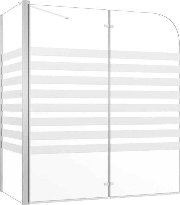 Produktbild vidaXL Badewannenfaltwand (120 cm, 68 cm, 130 cm)
