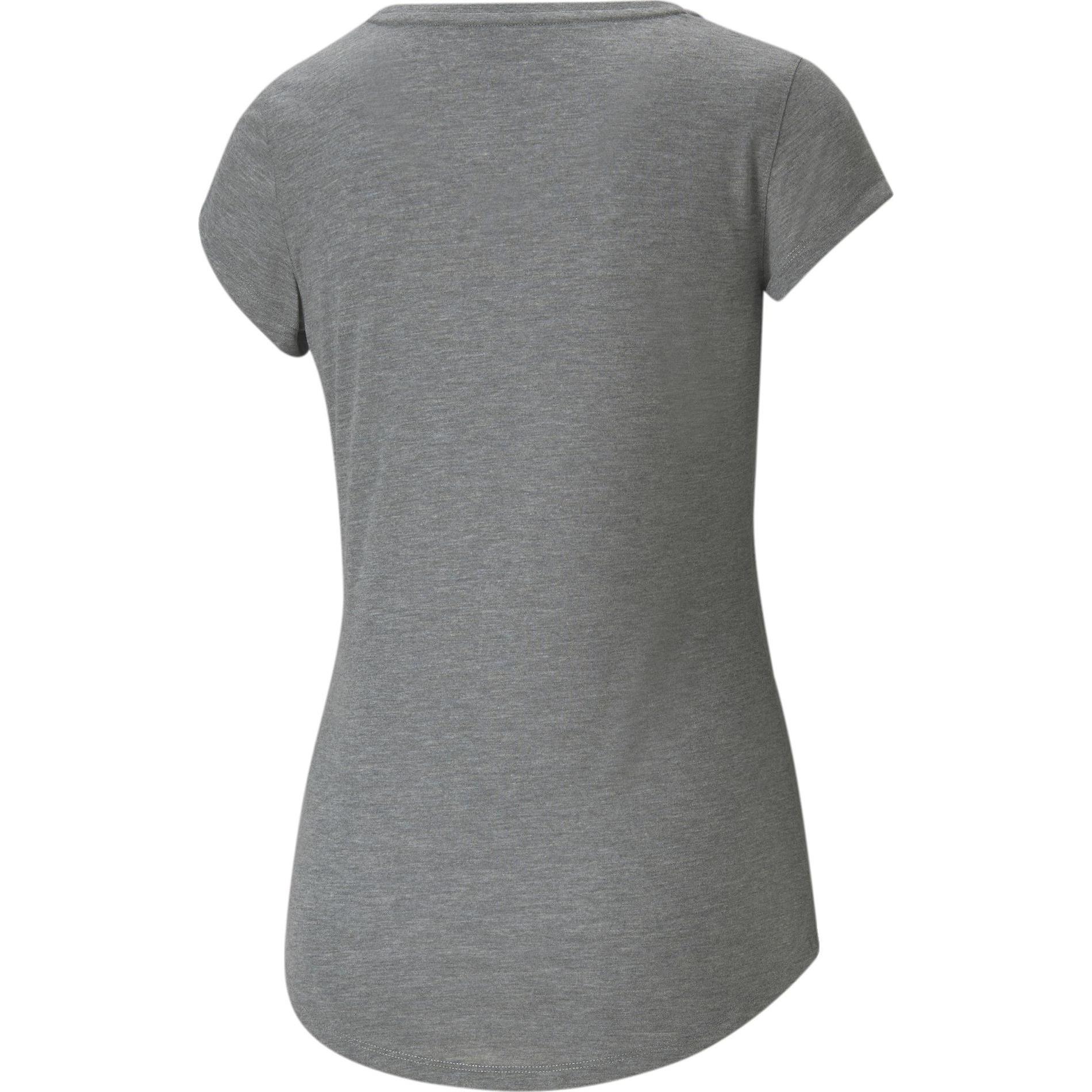 Thumbnail - Puma, Damen, Sportshirt, PERFORMANCE HEATHER CAT TEE-520320 (XS), Grau, XS