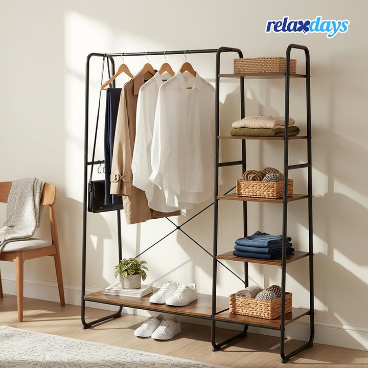 Actual product image Relaxdays coat rack