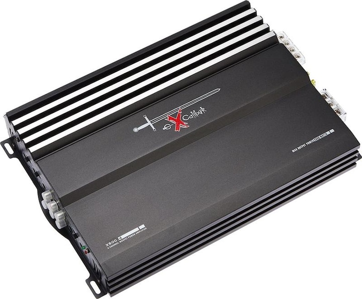 Actual product image Excalibur Amplifier Vierkanaals X500.4 2000w Zwart (4-channel amplifier)