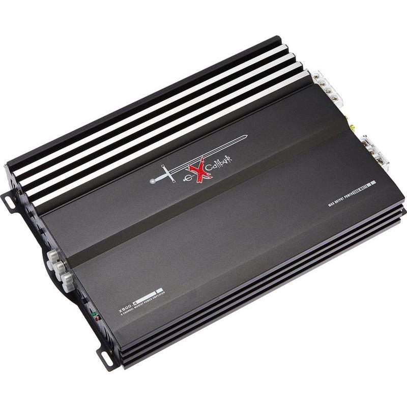 Excalibur, Car HiFi Verstärker, Versterker Vierkanaals X500.4 2000w Zwart (4-Kanal-Verstärker)