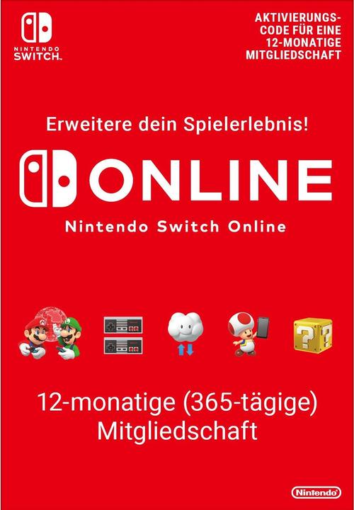 Immagine prodotto Nintendo Switch modello OLED (bianco) - Mario Kart 8 Deluxe + abbonamento a Switch Online (12 mesi)