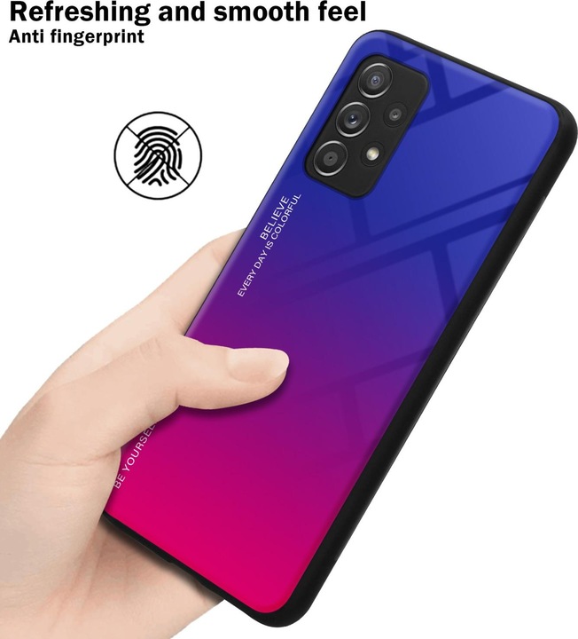 Immagine prodotto Cadorabo Manicotto per vetro in TPU a 2 colori (Samsung Galaxy A52, Samsung Galaxy A52 5G, Samsung Galaxy A52s 5G)