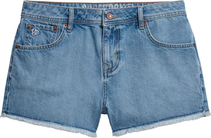 Superdry Mid Rise Denim Hot Shorts (32)