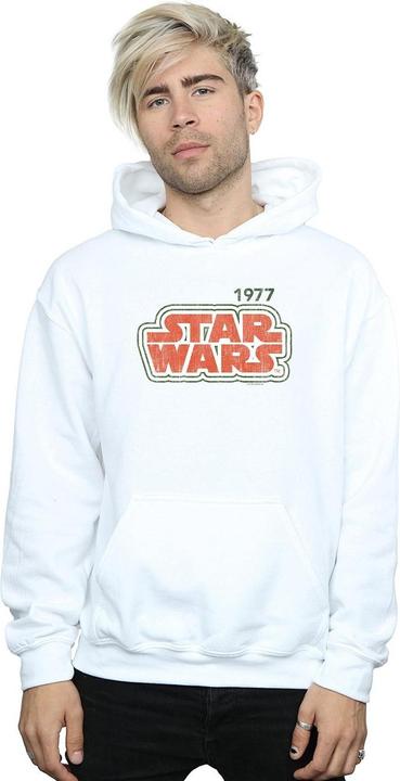 Immagine prodotto Star Wars Retro Outline Felpa con Cappuccio Uomo (XL)
