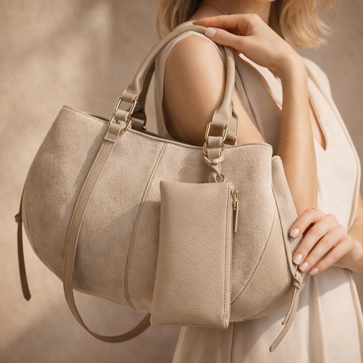Immagine prodotto Gallantry Damen Shopper Materialmix mit Pochette