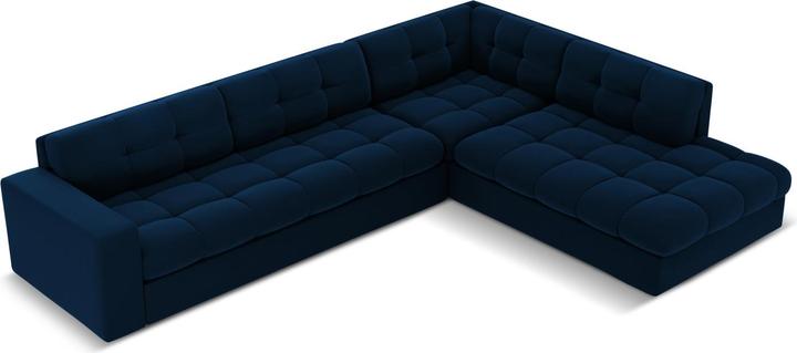 Immagine prodotto CXL by Christian Lacroix Divano ad angolo destro in velluto, "Yohan", 5 posti, 236x199x72 Realizzato in Europa (Divano ad angolo)