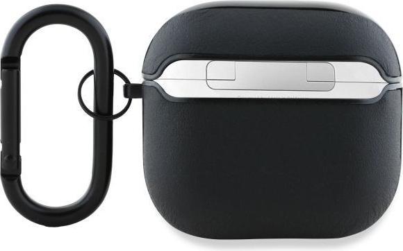 Image du produit Mercedes Étui AMG en cuir blanc Logo na AirPods 4 - czarne / biaÅe (Manchon pour casque d'écoute)