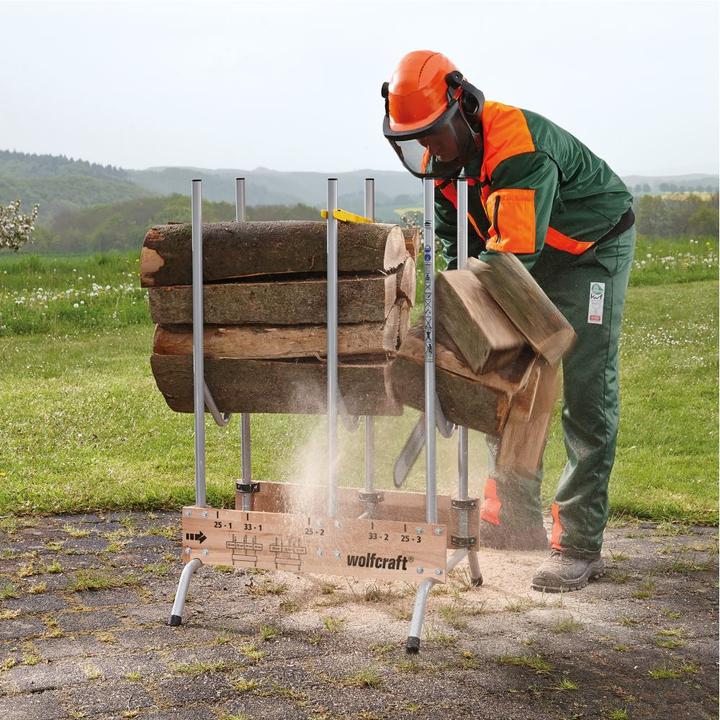 Actual product image wolfcraft 1 sawhorse 700x1120x675mm (67.50 cm, 70 cm)