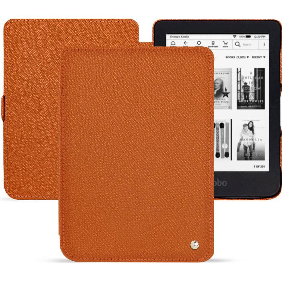 Noreve Lederschutzhülle horizontal (Kobo Clara 2e), Tablet Hülle, Orange