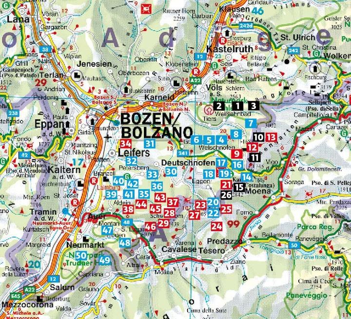 Produktbild Dolomiten 2. Eggentaler Berge, Latemar, Rosengarten (Deutsch, Franz Hauleitner, 2022)