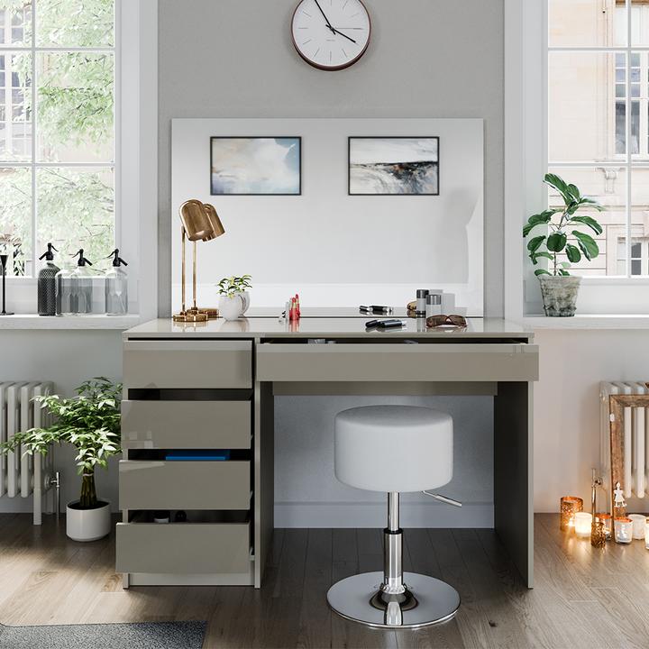 Actual product image Vicco Sherry with stool and lighting (120 x 55 x 75 cm)