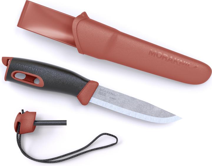 Actual product image Morakniv Survival Knife Companion Spark (S) Red (10.40 cm)