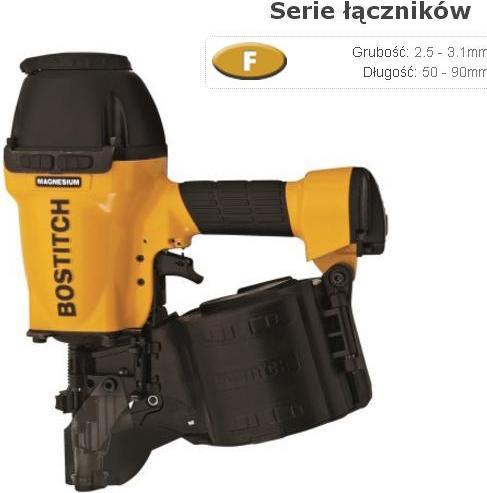 Actual product image Bostitch N89C-2K-E Compressed air coil nailer ST 50-90mm 4,8-8,3bar + case