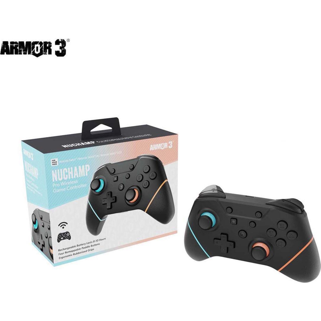Hyperkin Controller Armor3 NuChamp Wireless nintendo Switch (Switch, Switch 2, Switch Lite, Switch OLED), Controller gaming, Blu