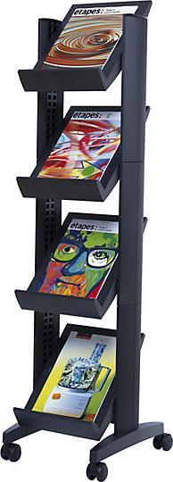 Produktbild kaiserkraft Mobiler Prospektständer (A4)