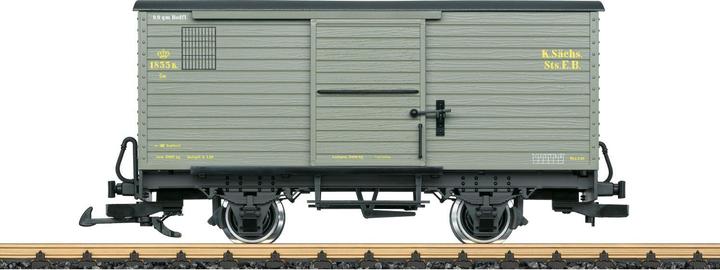 Produktbild LGB 40272 Ged.Güterwagen der K. Sächs. Sts. E.B (Spur IV)