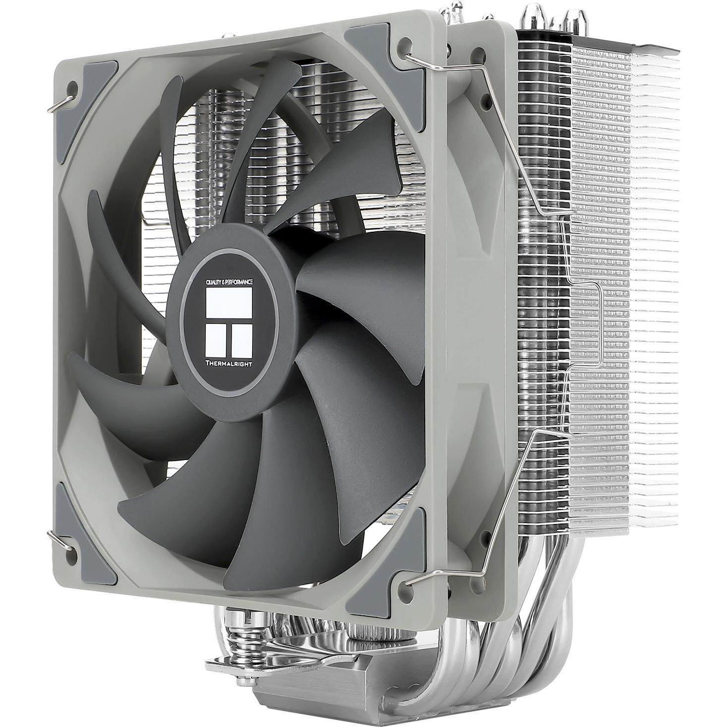 Thermalright Ventilateur pour processeur Burst Assassin 120 (Gris) (154 mm), Dissipatore CPU, Grigio